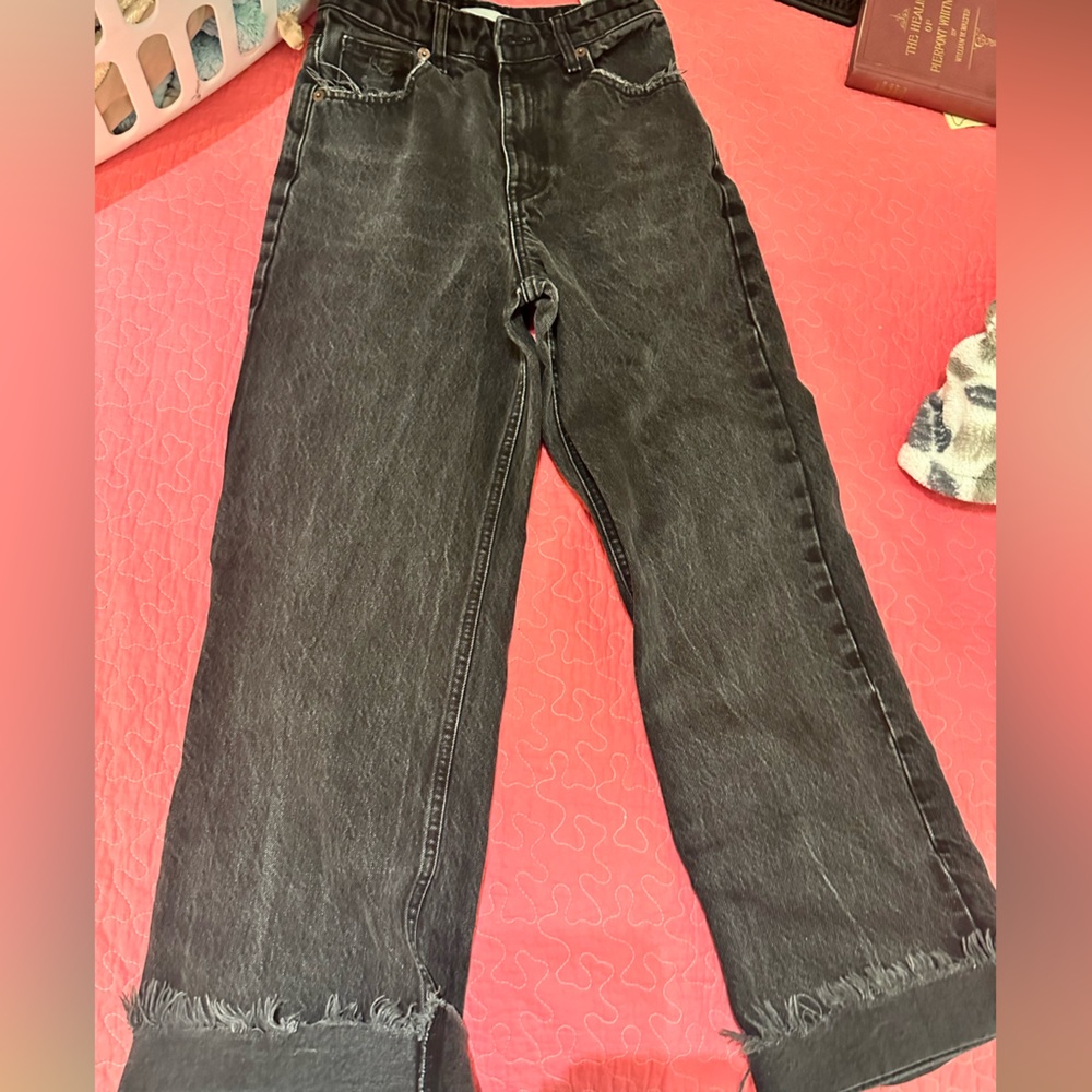 Zara black washed jeans